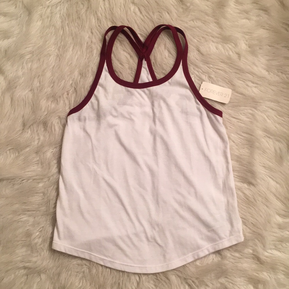 Forever 21 top maroon